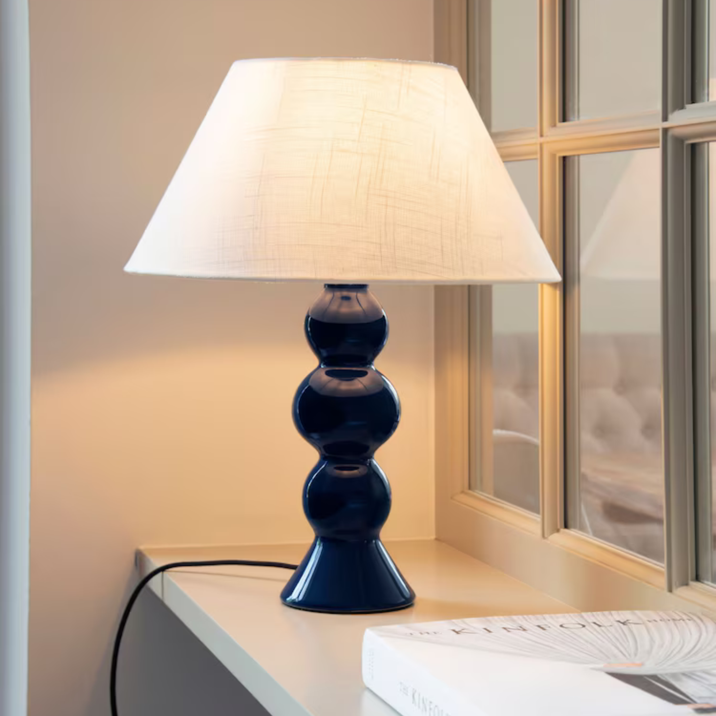 Jasper Conran | Ceramic Table Lamp in London Blue