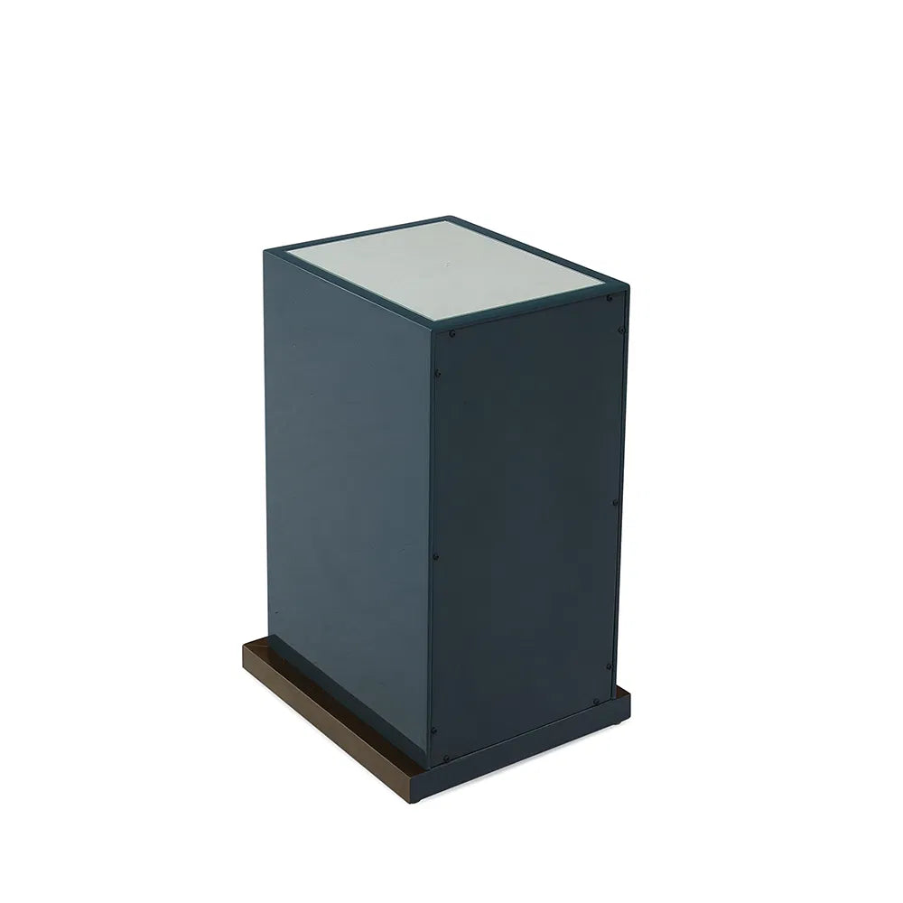 Julian Chichester | Berlin Small Bedside in Ocean Blue Gloss Lacquer