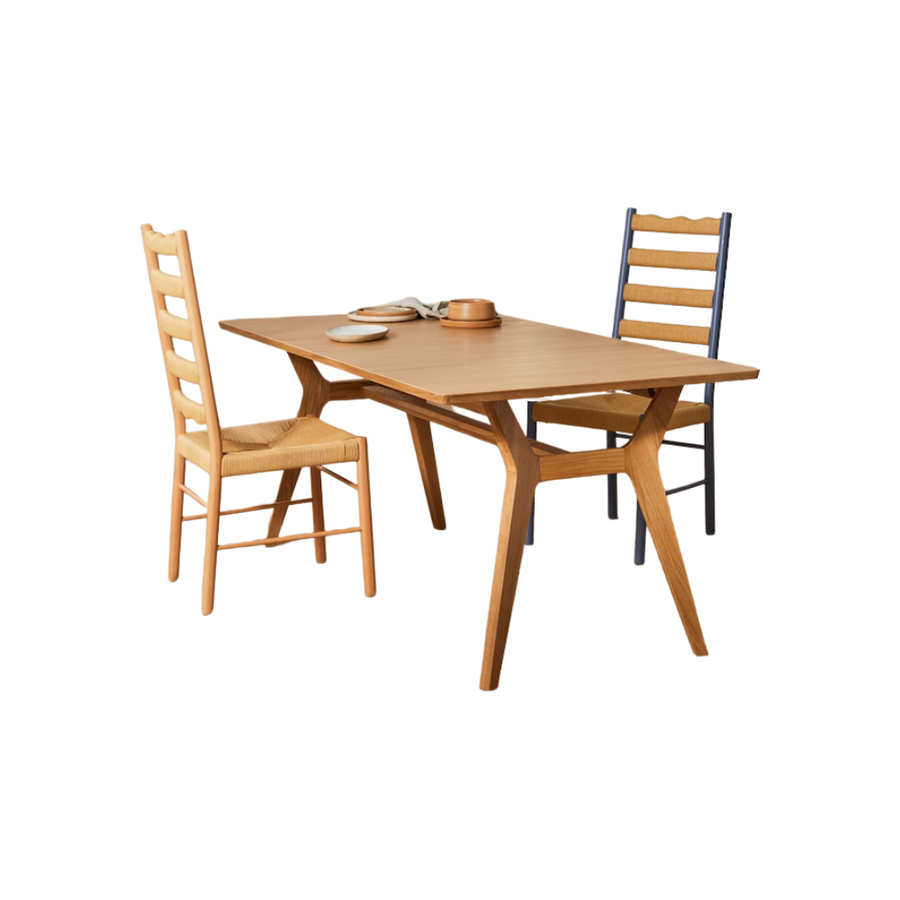 Jenson Extendable 6-8 Seater Rectangle Dining Table Oak
