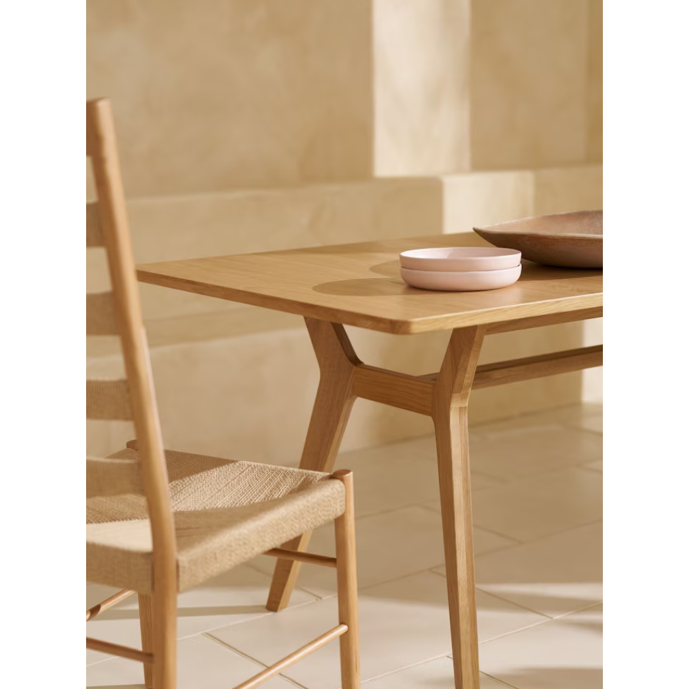 Jenson Extendable 6-8 Seater Rectangle Dining Table Oak