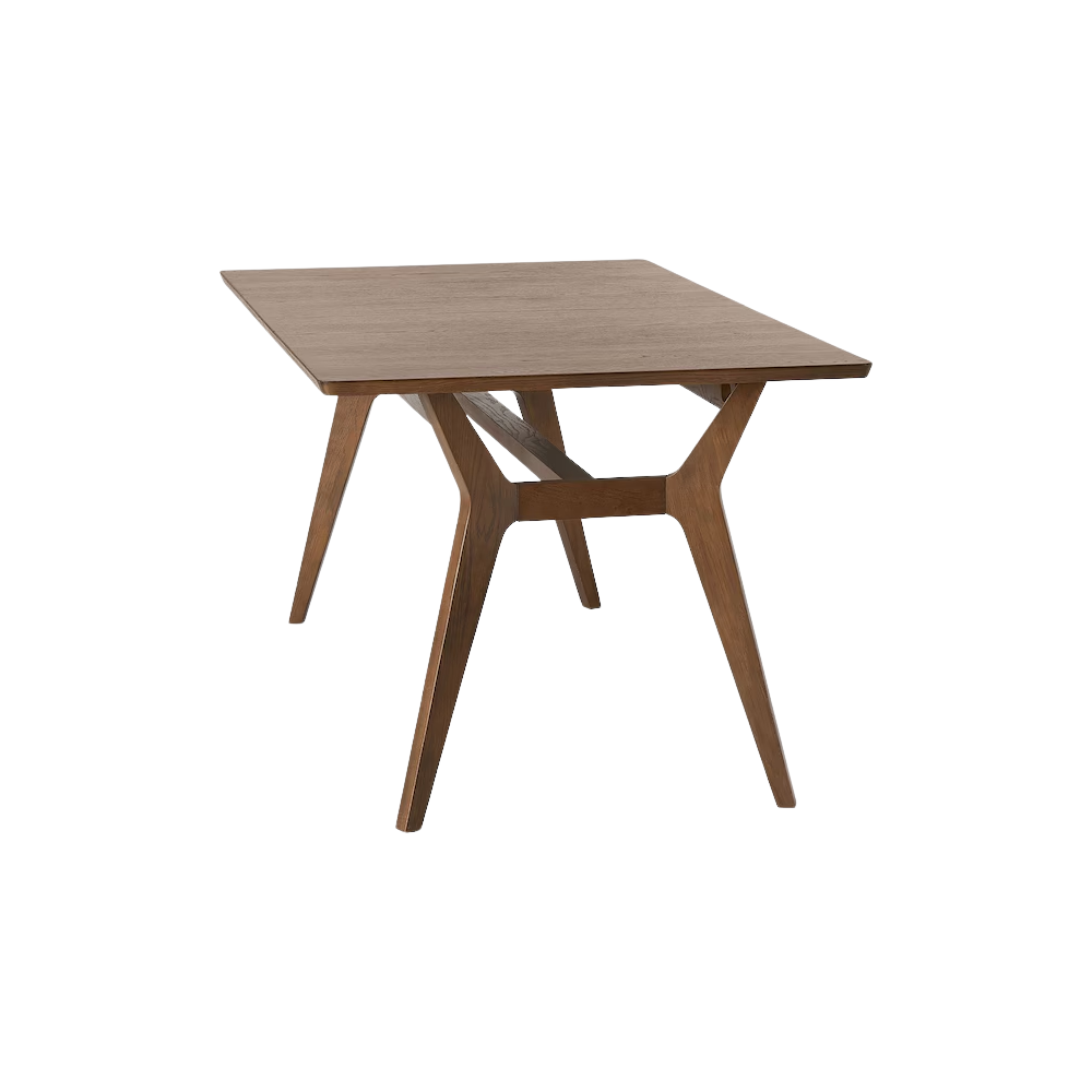 Jenson Extendable 6-8 Seater Rectangle Dining Table Dark Oak