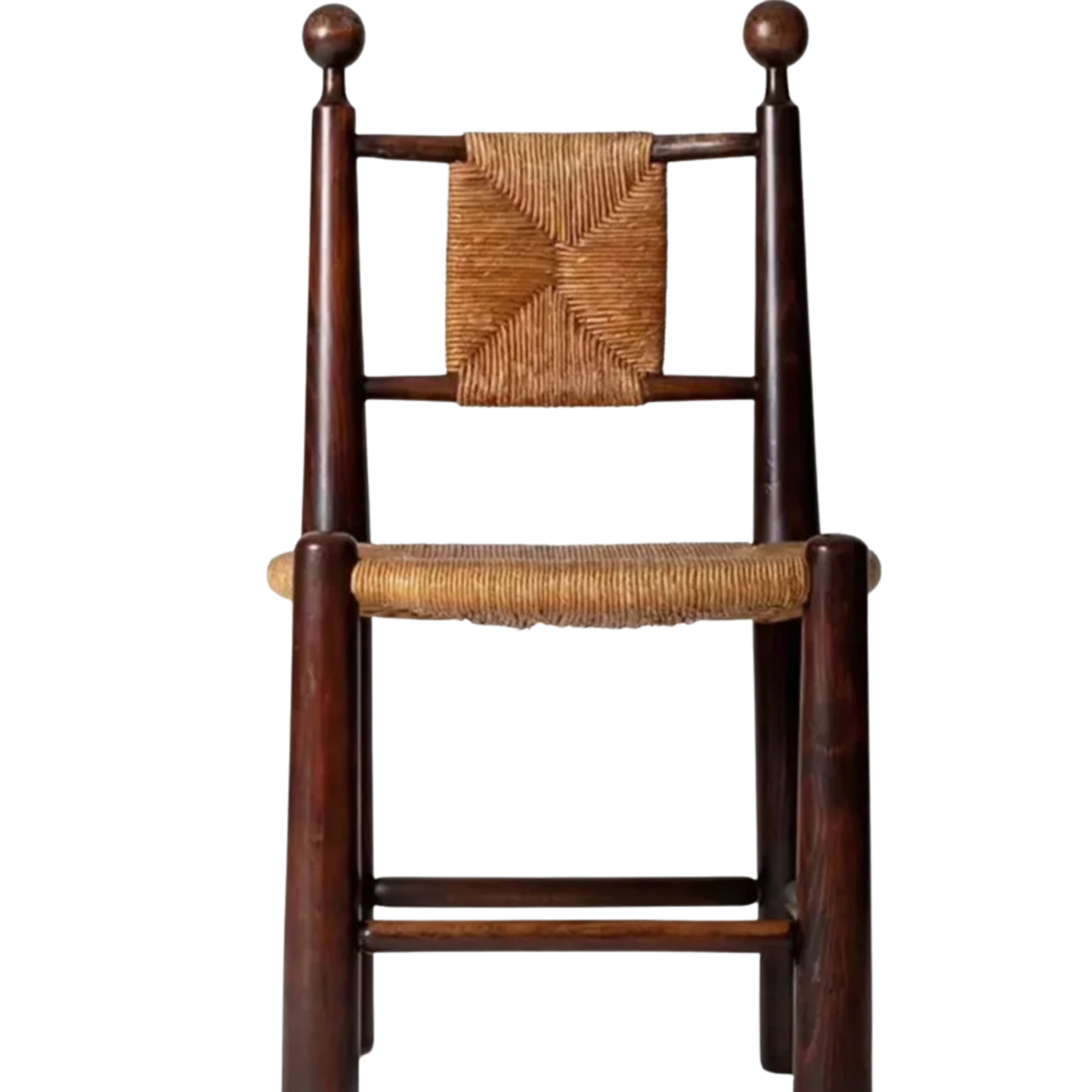 Panache Artistry | Savannah Handwoven Dining Chair in Walnut