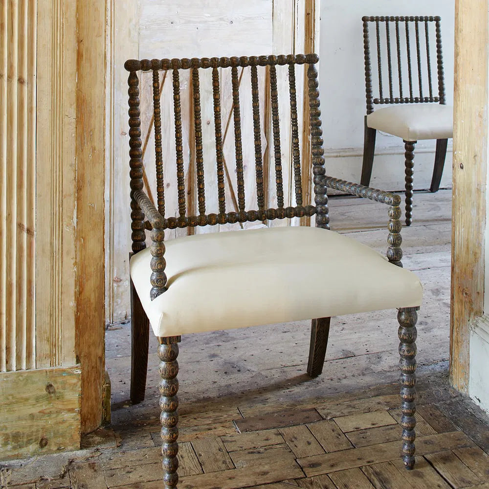 Julian Chichester | Bobbin Dining Chair in Rustic Oak