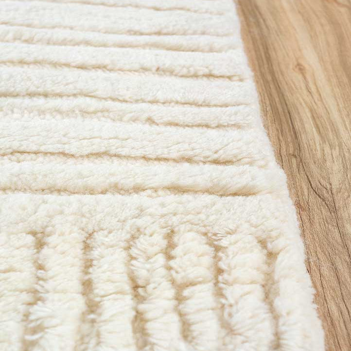 Jaipur Rugs | RA-1117 Undyed White Wool Rug