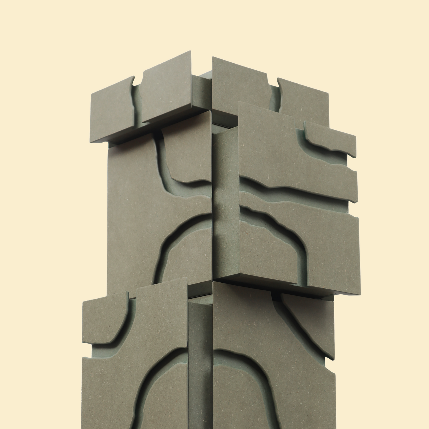 Under One Roof | Routed Groove Drawers - Khaki Green by Louis Eager