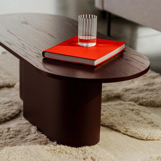 Looi Coffee Table in Wine Berry