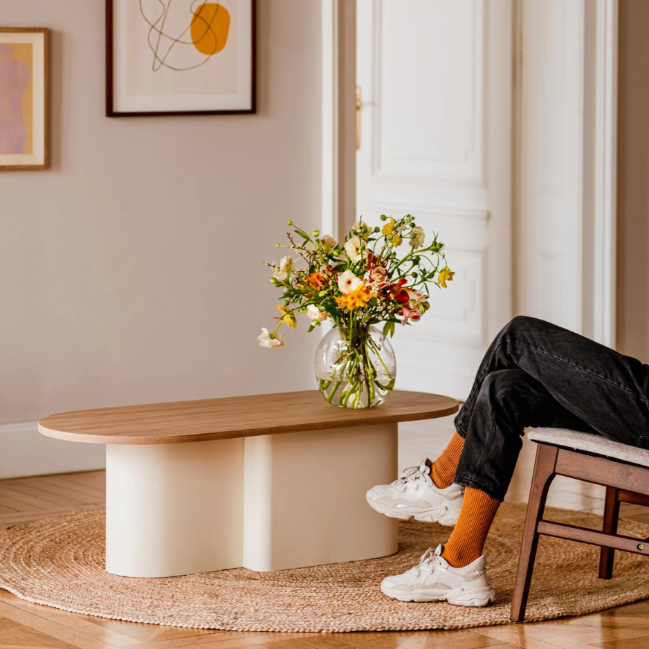 Noo.Ma | Looi Coffee Table in Piazza Biege