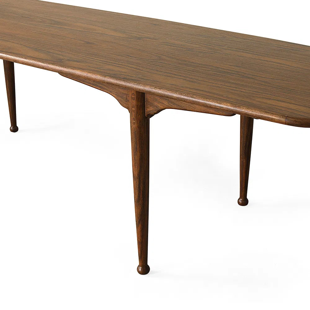Julian Chichester | Moose Dinning Table in Light African Walnut