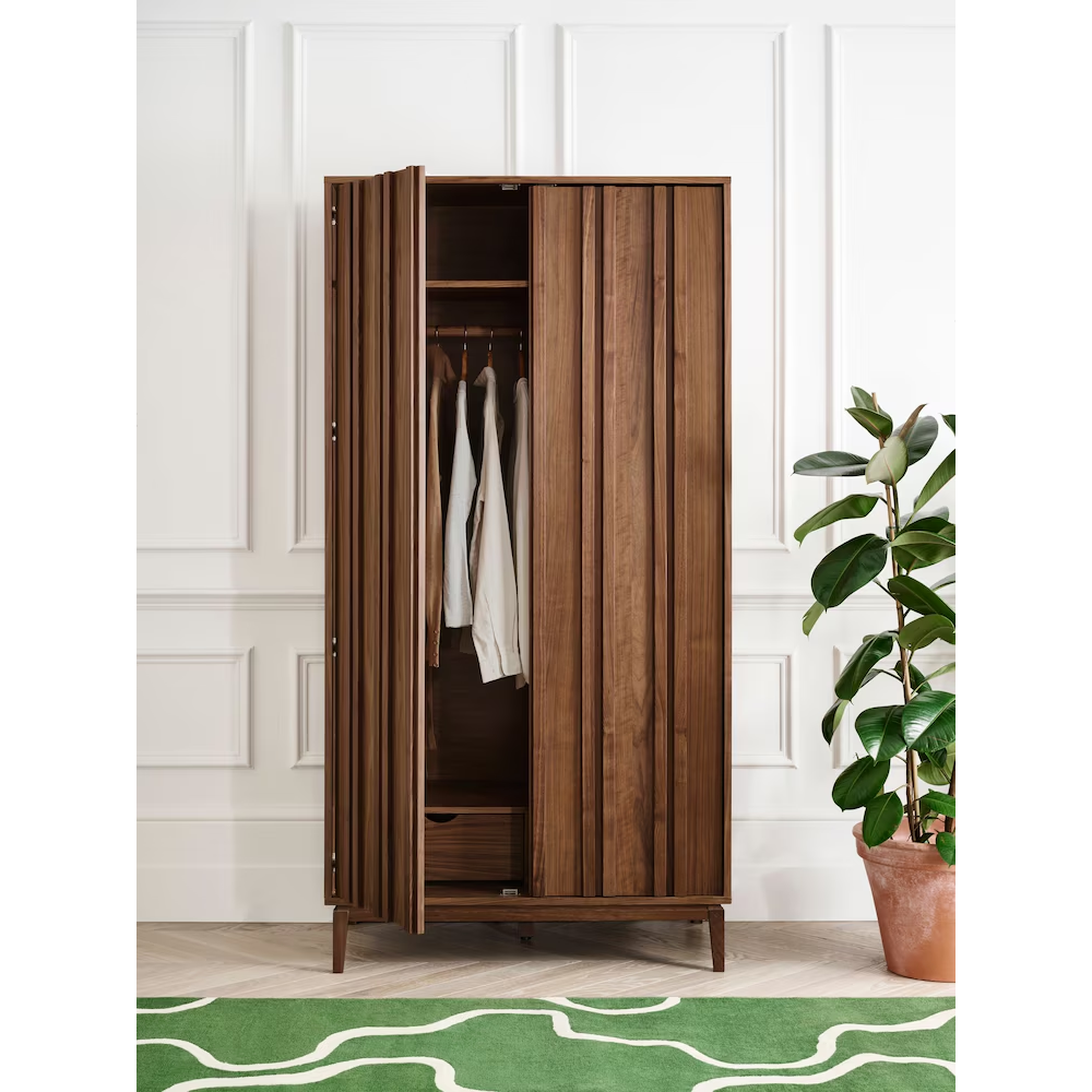 Jasper London Brown Belgrave Wardrobe