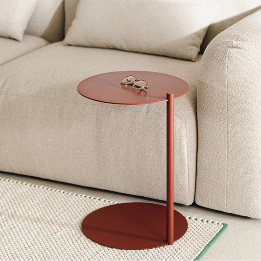 Ande Side Table in Auburn Red