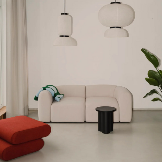 Flom 2 Seater Sofa in Cloud Beige