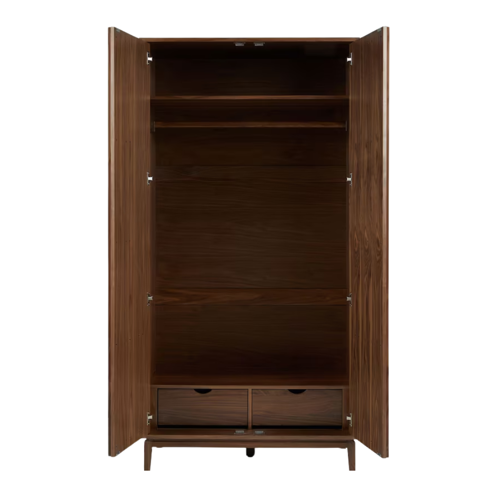 Jasper London Brown Belgrave Wardrobe