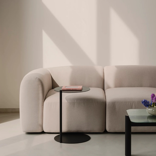 Ande Side Table in Volcano Black