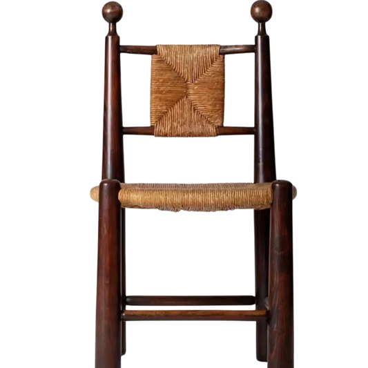 Panache Artistry | Savannah Handwoven Dining Chair in Walnut