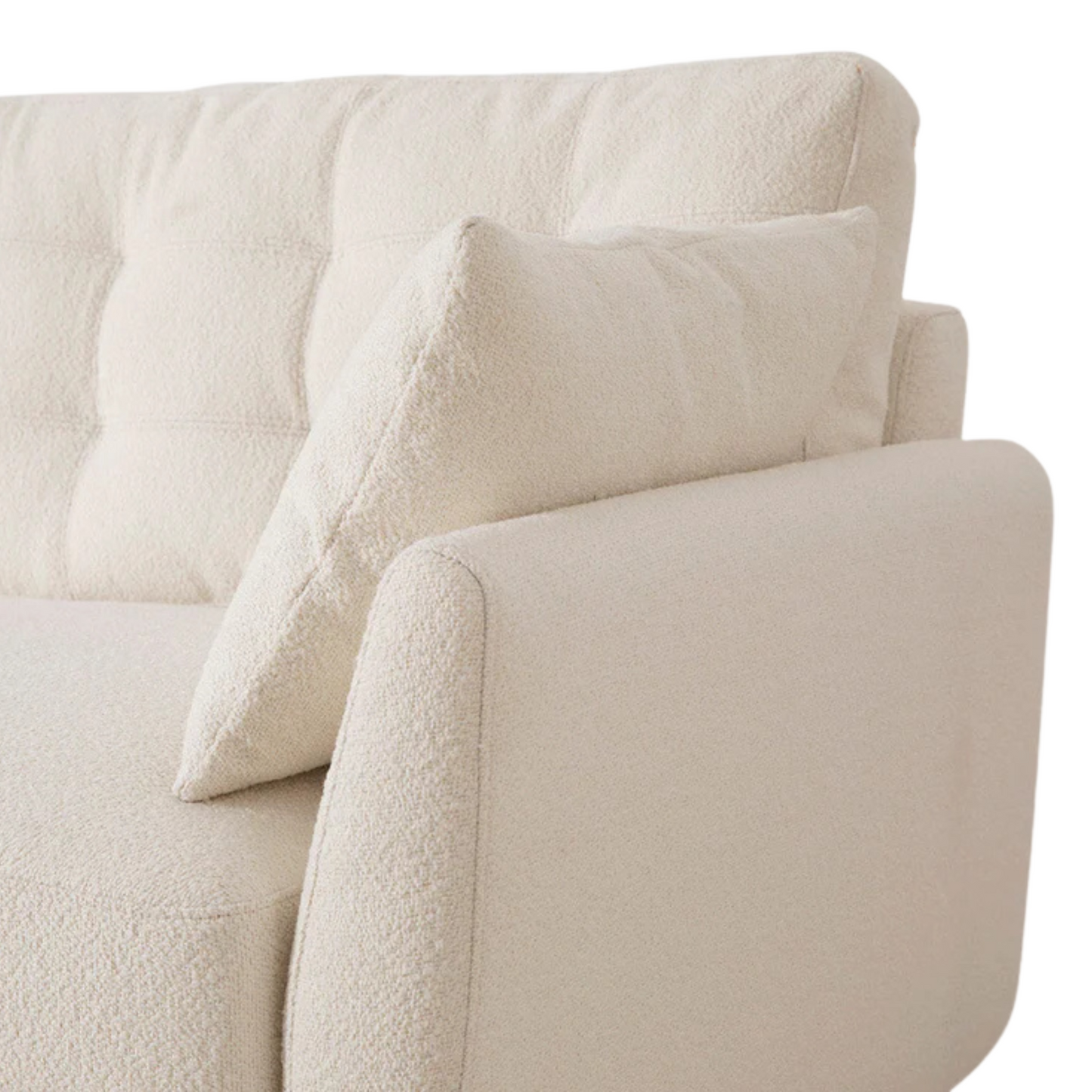 Swyft | Model 10 3 Seater Sofa in Ivory Boucle